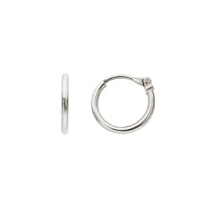 Kreolen 750/18 K Weissgold 1.2mm Ø 10mm