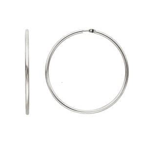 Kreolen 750/18 K Weissgold 1.6mm Ø 35mm