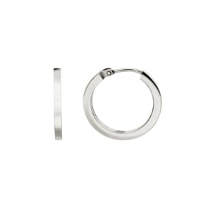 Kreolen 750/18 K Weissgold 2 x 2mm Ø 13mm