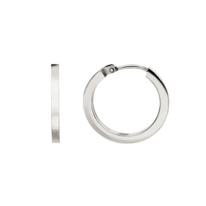 Kreolen 750/18 K Weissgold 2 x 2mm Ø 18mm