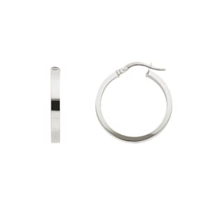Kreolen 750/18 K Weissgold 3 x 1.5mm Ø 20mm