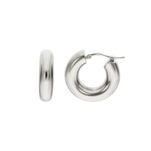 Kreolen 750/18 K Weissgold 6.0mm Ø 12mm