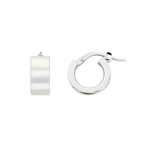 Kreolen 750/18 K Weissgold 6 x 2mm Ø 8mm