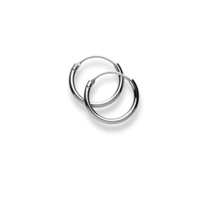Kreolen 750/18 K Weissgold Ø 13mm