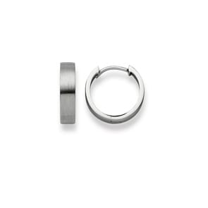 Kreolen 750/18 K Weissgold Ø 14mm