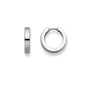Kreolen 750/18 K Weissgold Ø 15mm