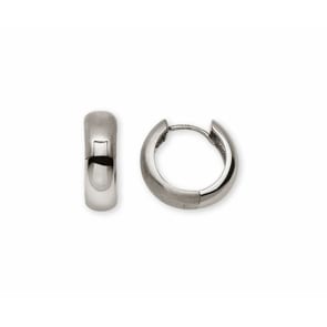 Kreolen 750/18 K Weissgold Ø 15mm