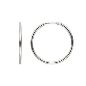 Kreolen 750/18 K Weissgold Ø 24mm