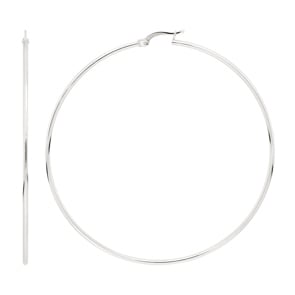 Kreolen 750/18 K Weissgold Ø 60mm