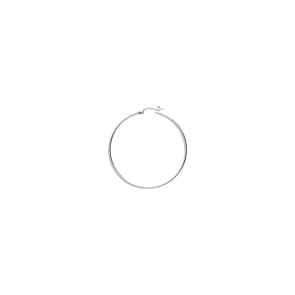 Kreolen 925 Silber massiv rhodiniert 1.6mm Ø 35mm