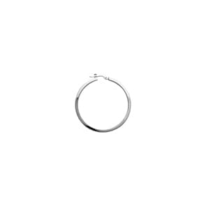 Kreolen 925 Silber massiv rhodiniert 2 x 2mm Ø 35mm