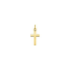Pendentif croix or jaune 375/9 ct 11 x 24mm
