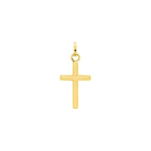 Cross Pendant 375/9 K Yellow Gold 12 x 26mm