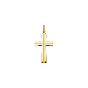 Cross Pendant 375/9 K Yellow Gold 13 x 22mm