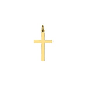 Cross Pendant 375/9 K Yellow Gold 15 x 29mm