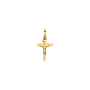 Kreuzanhänger 750/18 K Gelbgold