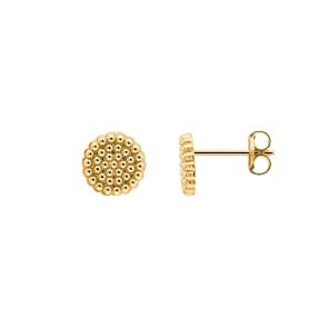 Kugelohrstecker 750/18 K Gelbgold