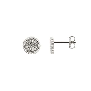 Kugelohrstecker 750/18 K Weissgold