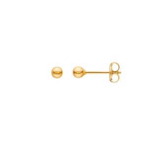 Kugelohrstecker 750/18 K Gelbgold Ø 3mm