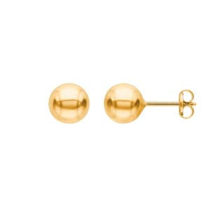 Kugelohrstecker 750/18 K Gelbgold Ø 7mm