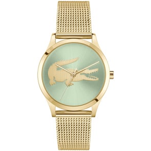 Lacoste Crocodelle Goldig / Grün