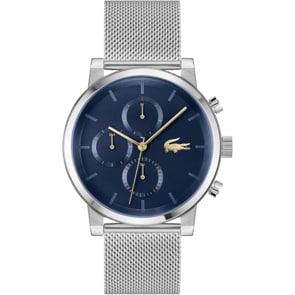 Lacoste Mainsail Day Date Silbrig / Blau