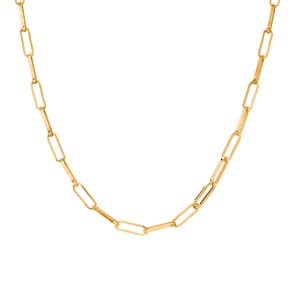 Long Cable Chain 750/18 K Yellow Gold 3mm