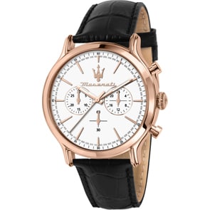Maserati Epoca Chronograph Leder Rosé / Schwarz