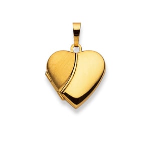 Medaillon zum Öffnen 750/18 K Gelbgold, Herz