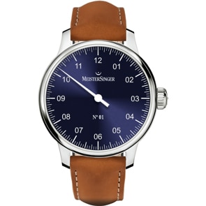 MeisterSinger N°01 Bleu soleillé Ø 43mm