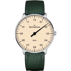MeisterSinger Neo Elfenbein mit Saphirglas