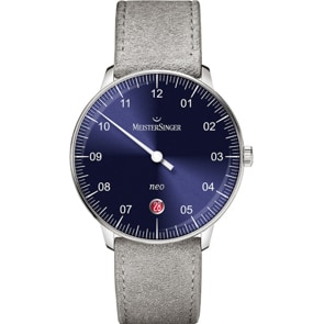 MeisterSinger Neo Date Sonnenschliff Blau