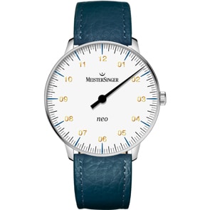 MeisterSinger Neo Weiss mit Saphirglas