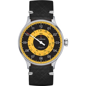 MeisterSinger Pangaea Day Date Noir / Jaune
