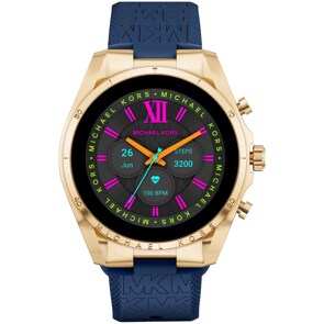Michael Kors Access Bradshaw Gen 6 Smartwatch HR Blau / Gold