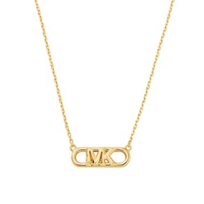 Michael Kors Collier Statement Link 925 Silber vergoldet
