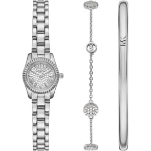 Michael Kors Micro Lexington Silbrig Set 20mm