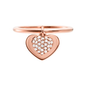 Michael Kors Damenring Love 925 Silber rosé vergoldet