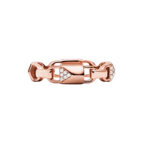 Michael Kors Damenring Mercer Link 925 Silber rosé vergoldet