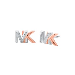 Michael Kors Ohrstecker Logo 925 Silber rosé vergoldet bicolor