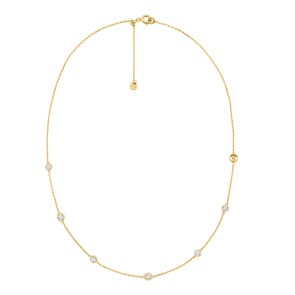Michael Kors Kette Brilliance 925 Silber vergoldet