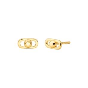 Michael Kors Ohrstecker Astor Link 925 Silber vergoldet