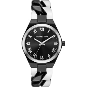 Michael Kors Slim Runway Exclusive Schwarz / Silbrig