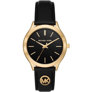 Michael Kors Slim Runway Goldig / Schwarz