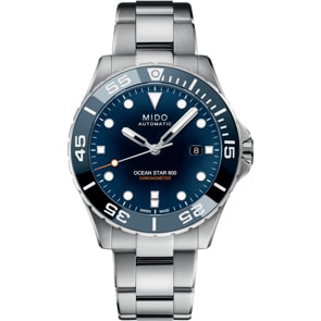Mido Ocean Star Diver 600 Chronometer Si Blau