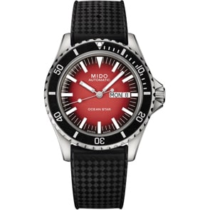 Mido Ocean Star Tribute Day-Date Red