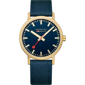 Mondaine Classic Blau Ø40