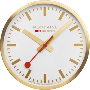 Mondaine Wanduhr Goldig Ø 40cm
