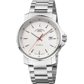 Mühle-Glashütte 29er Big Blanc / Bracelet en acier