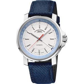 Mühle-Glashütte 29er Pointer Date Bleu marine